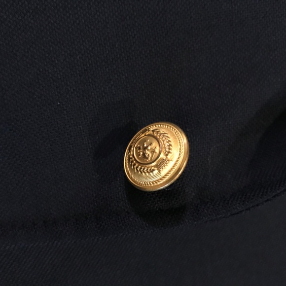 Tommy Hilfiger Wool Navy  Blazer Brass Buttons 44L - Picture 6 of 6
